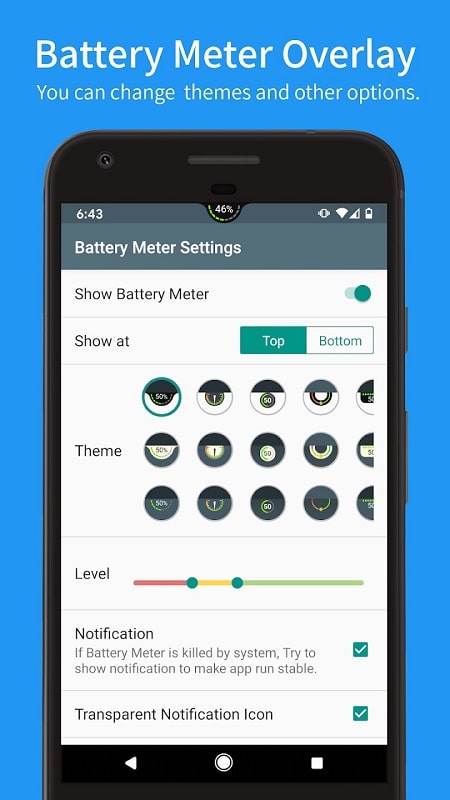 Battery Meter Overlay APK - screenshot 2