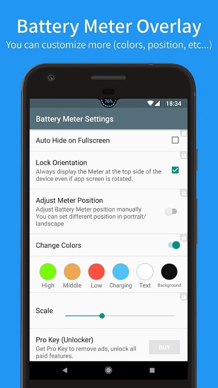 Battery Meter Overlay APK - screenshot 4
