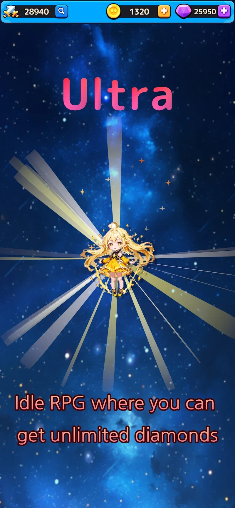 Idle RPG Starlight Chronicle - screenshot 1