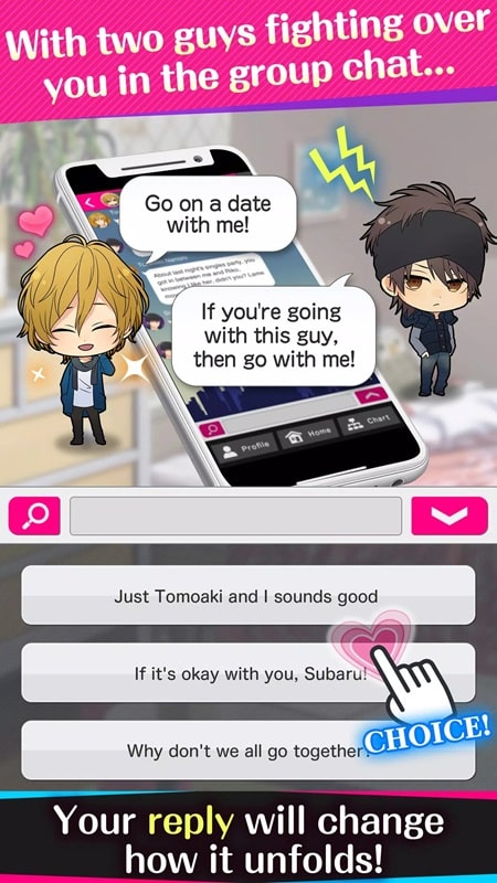 Otome Chat – Choice &amp; Darling APK - screenshot 3