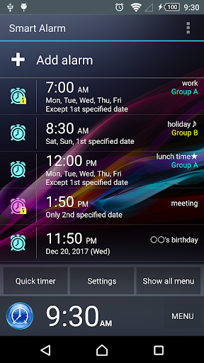 Smart Alarm - screenshot 1