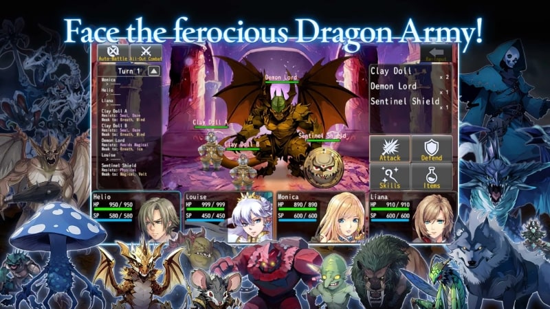 RPG Dragon Takers APK - screenshot 3