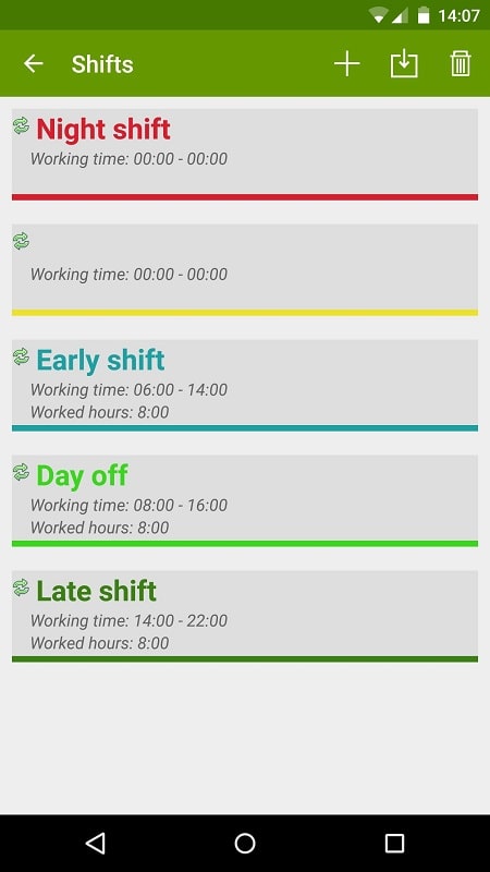 Shift Work Calendar (FlexR Pro) APK - screenshot 3