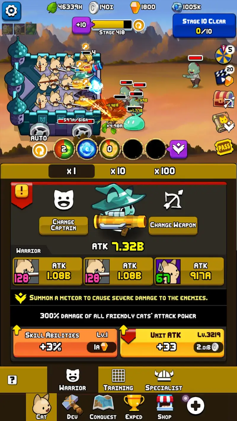 Idle Legend of Cats - screenshot 2