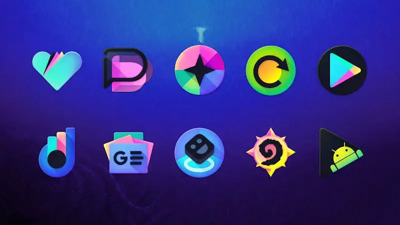 Kraken - Dark Icon Pack - screenshot 1