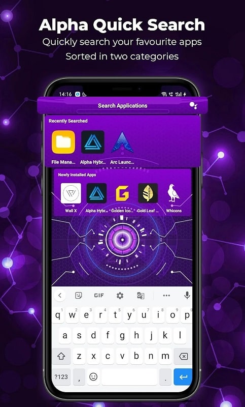 Alpha Launcher Prime Themes APK - screenshot 1