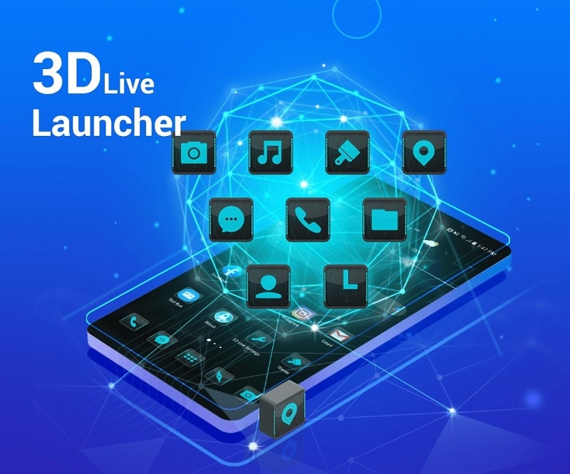 3D Launcher APK - screenshot 1