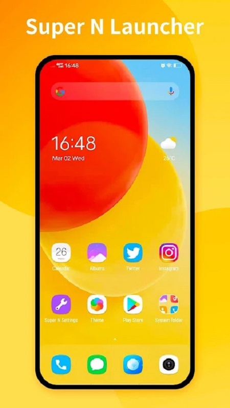 Super N Launcher APK - screenshot 1