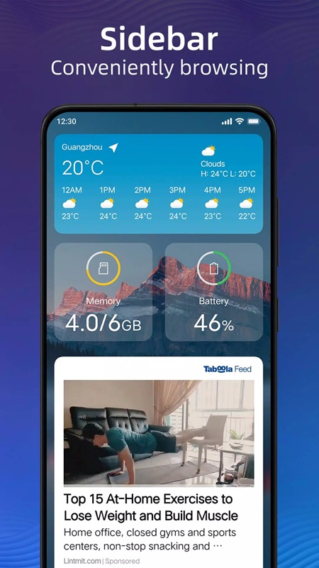 Pie Launcher version 2025 APK - screenshot 1