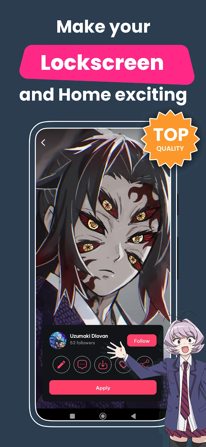 Anime Live Wallpapers vRonin 3.0.2 MOD APK (Premium Unlocked) - screenshot 5