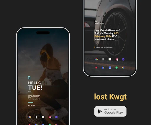 lost KWGT - screenshot 3