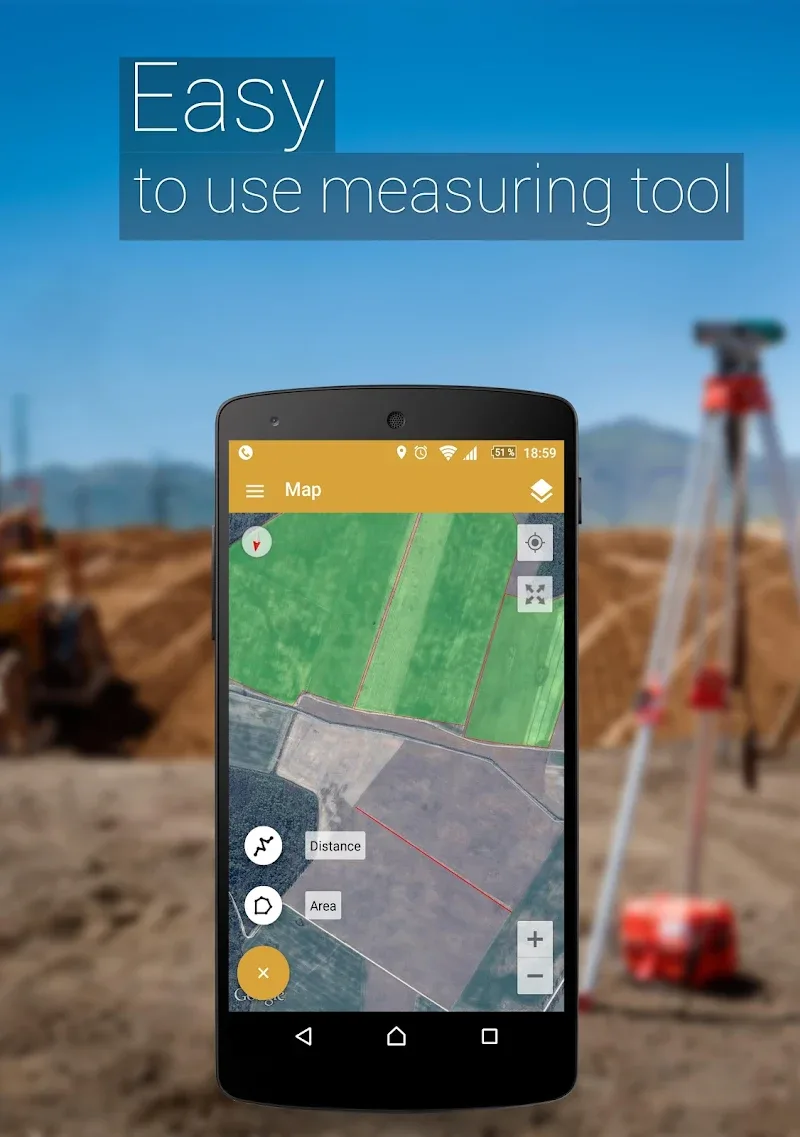 Fields Area Measure Free - screenshot 2