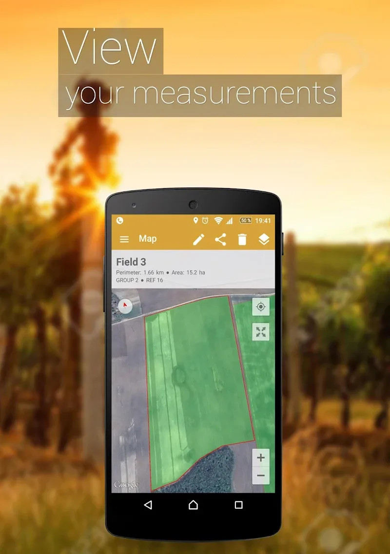 Fields Area Measure Free - screenshot 4