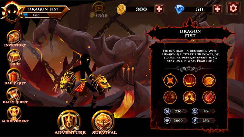 Shadow Stick Warrior APK - screenshot 2
