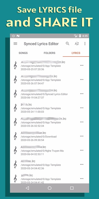 Lyrics Editor APK - screenshot 4