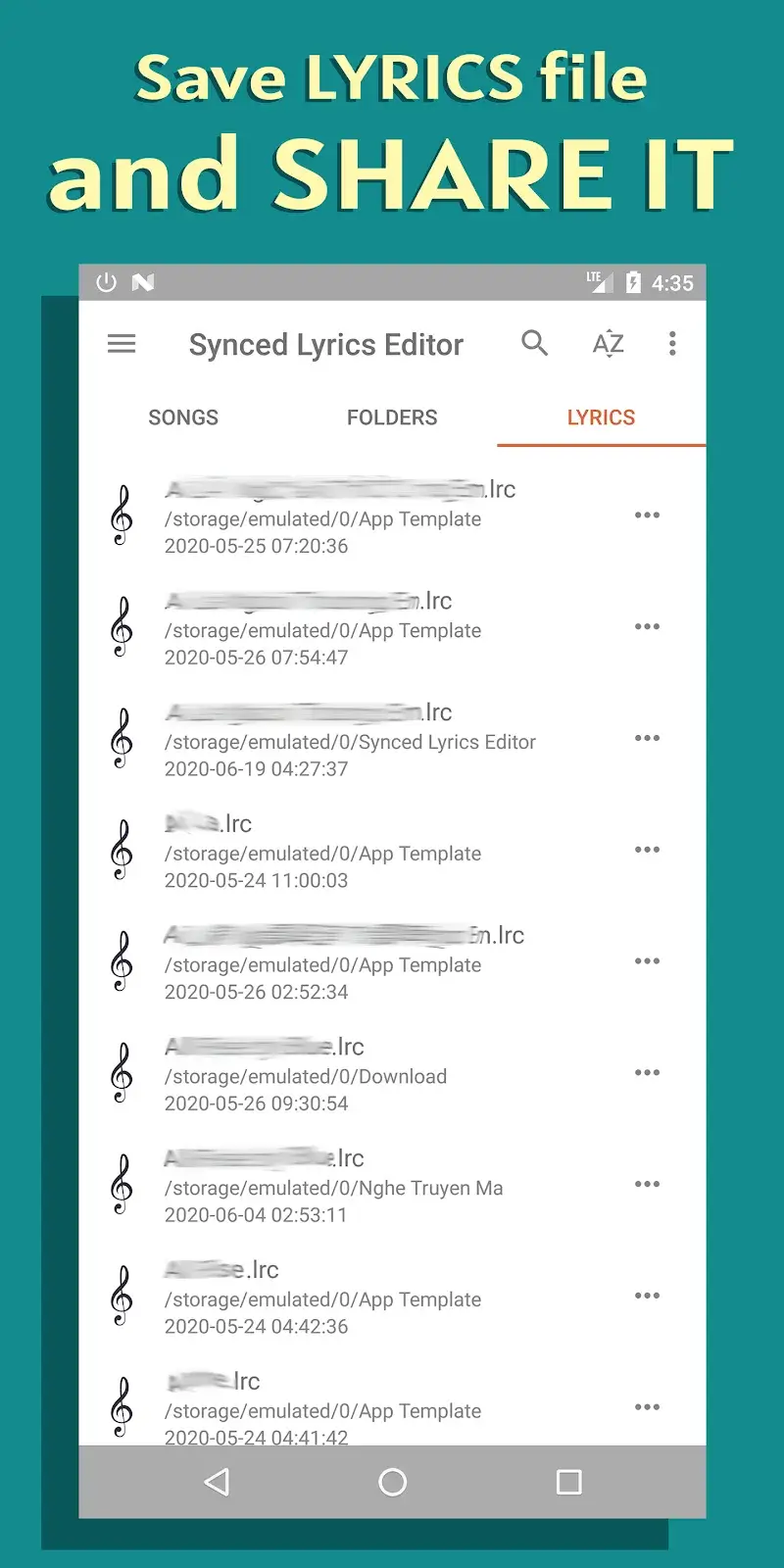 Lyrics Editor - screenshot 5