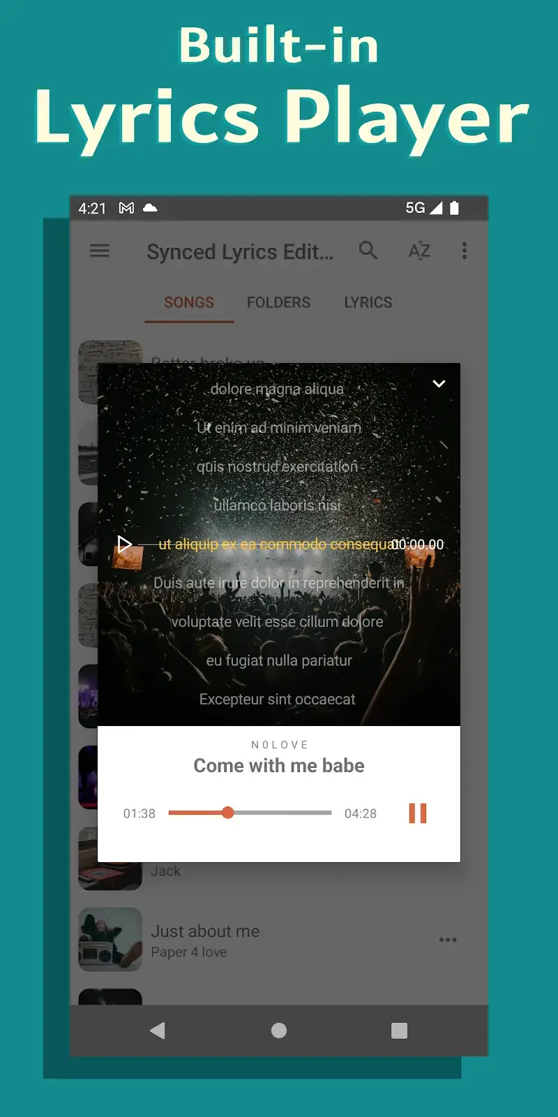 Lyrics Editor - screenshot 6