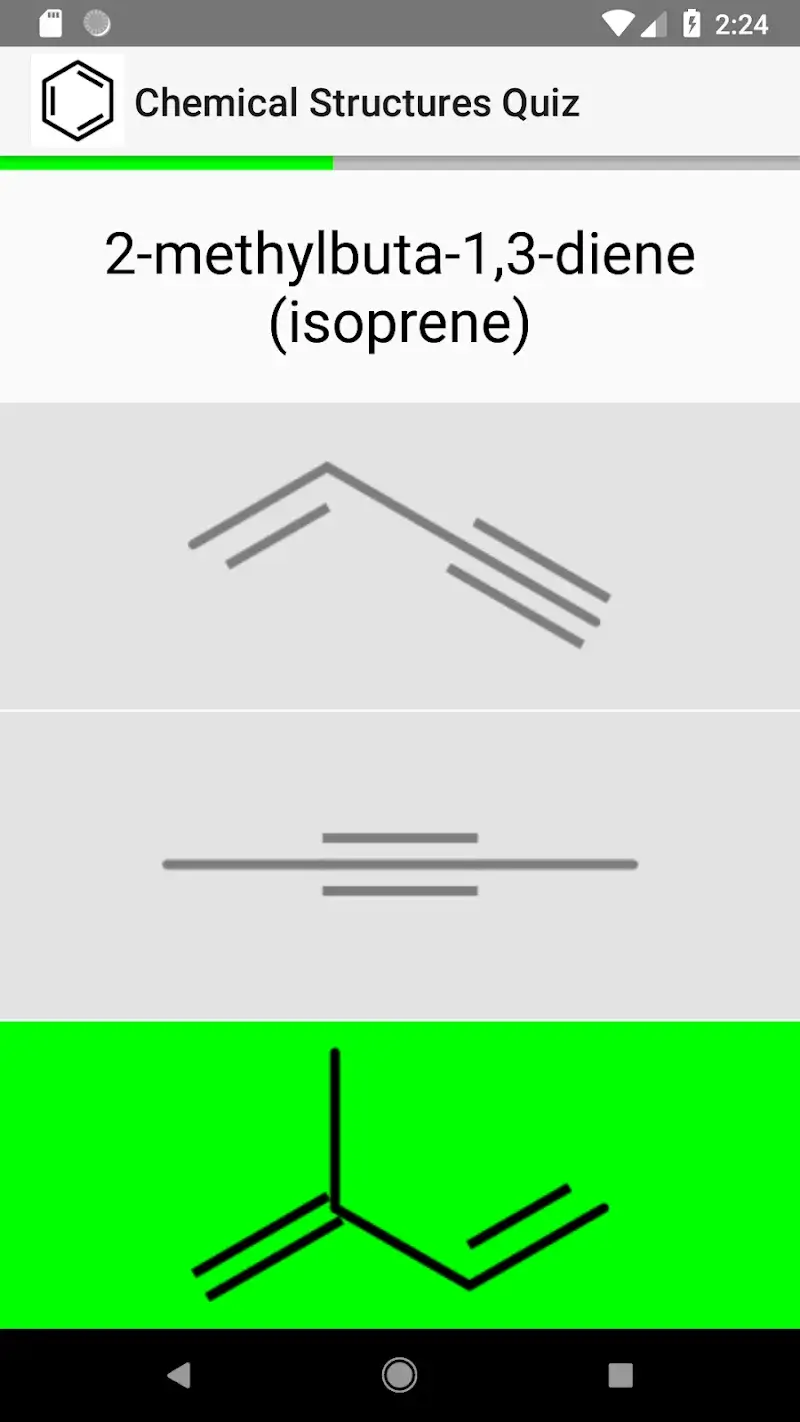 Chemical Structures Quiz - screenshot 3