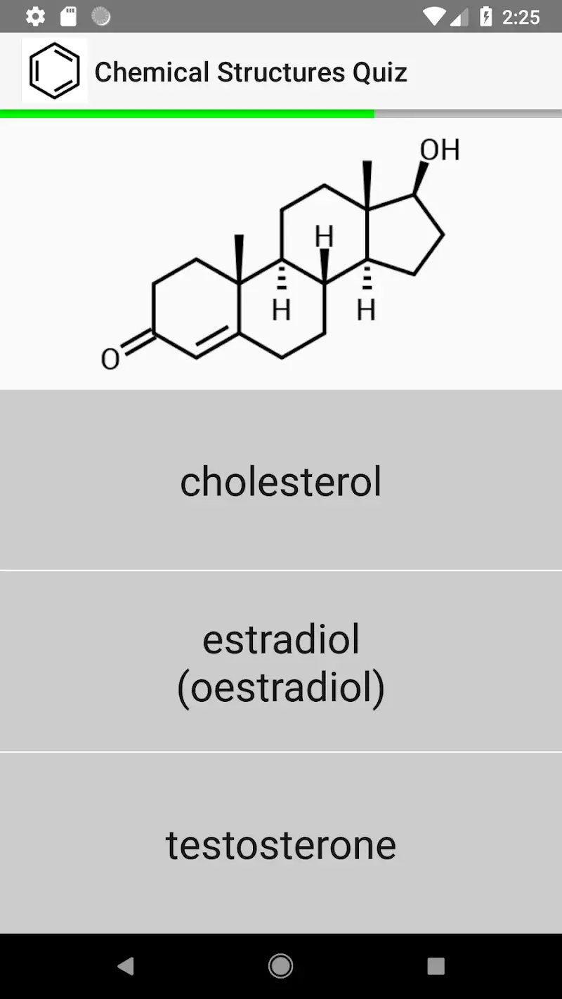 Chemical Structures Quiz - screenshot 4