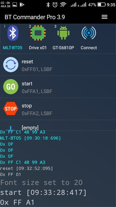Bluetooth Commander Pro - screenshot 1