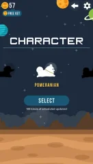 Space Corgi - Dog jumping space travel game - screenshot 1