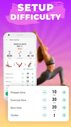Pilates workout & exercises - screenshot 5