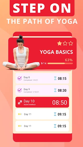 Hatha yoga for beginners - screenshot 5