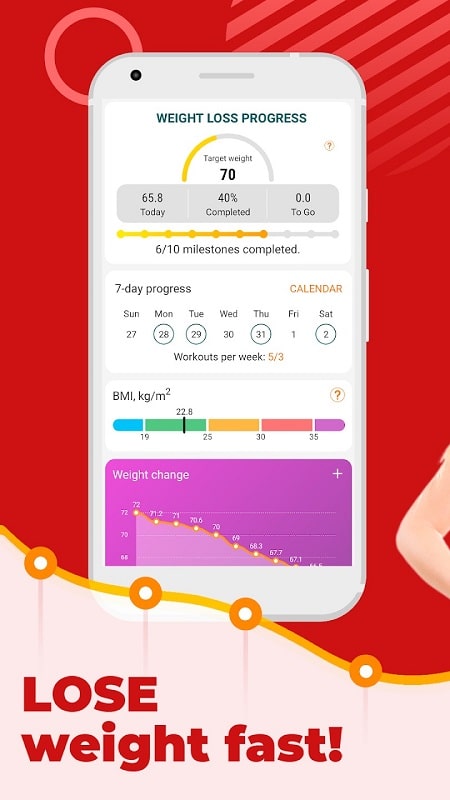 Yoga for weight loss APK - screenshot 5