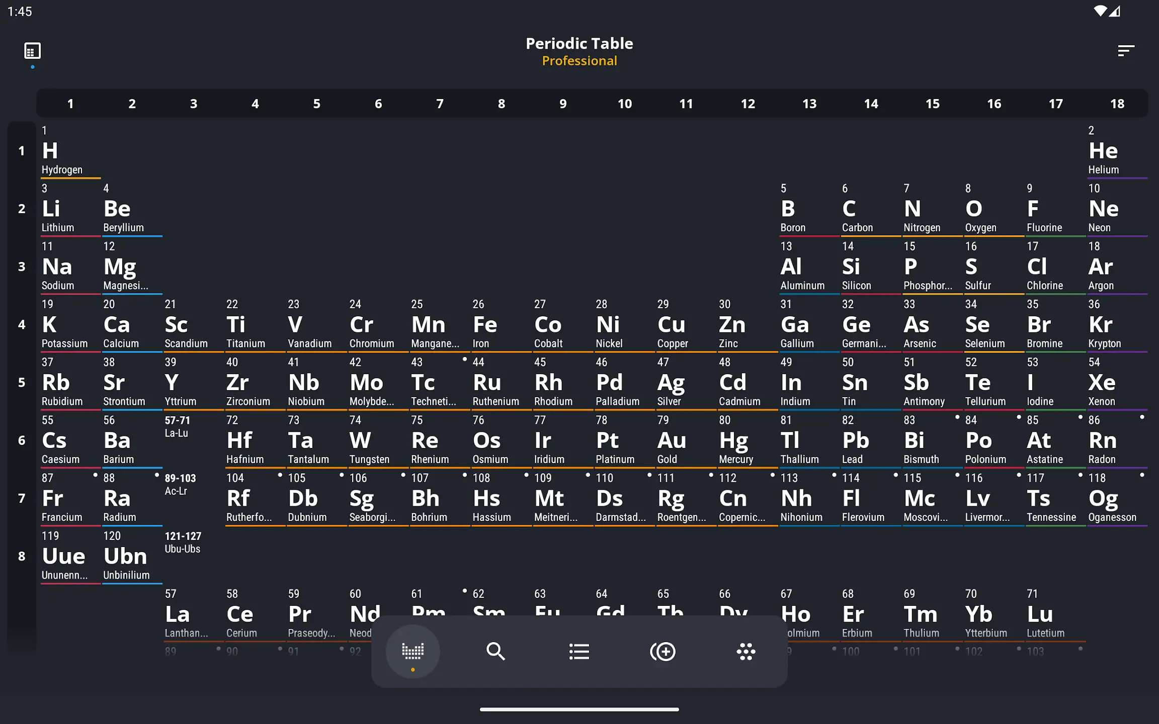 Periodic Table 2025 PRO - screenshot 2