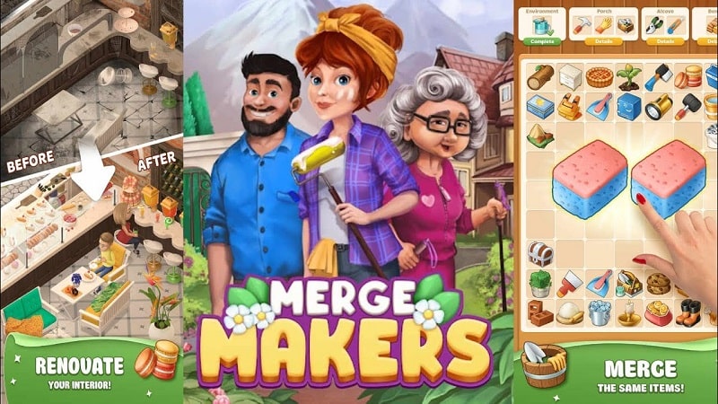 Merge Makers Renovation APK MOD APK icon