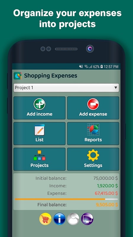Shopping Expenses APK - screenshot 2