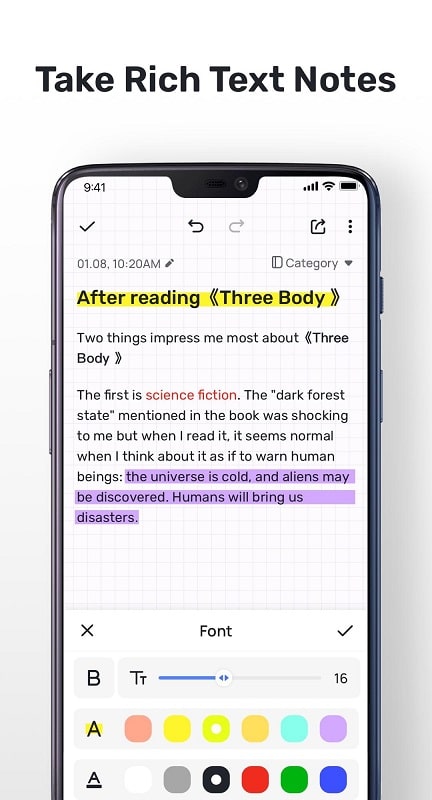 Mind Notes APK - screenshot 2