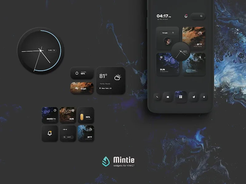Mintie for KWGT - screenshot 2