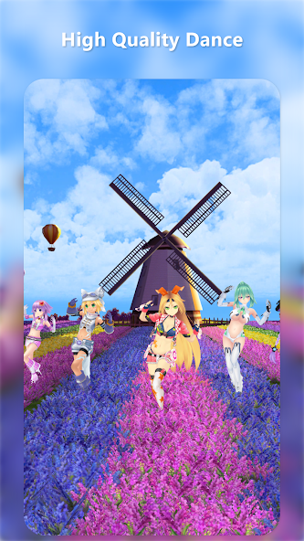 Dancing Girl MMD - Miku Live Anime|Camera AR Model - screenshot 1