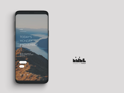 Mnml - Minimal KWGT widgets - screenshot 2