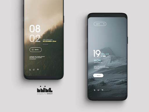 Mnml - Minimal KWGT widgets - screenshot 3