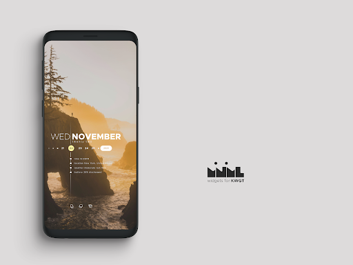 Mnml - Minimal KWGT widgets - screenshot 6