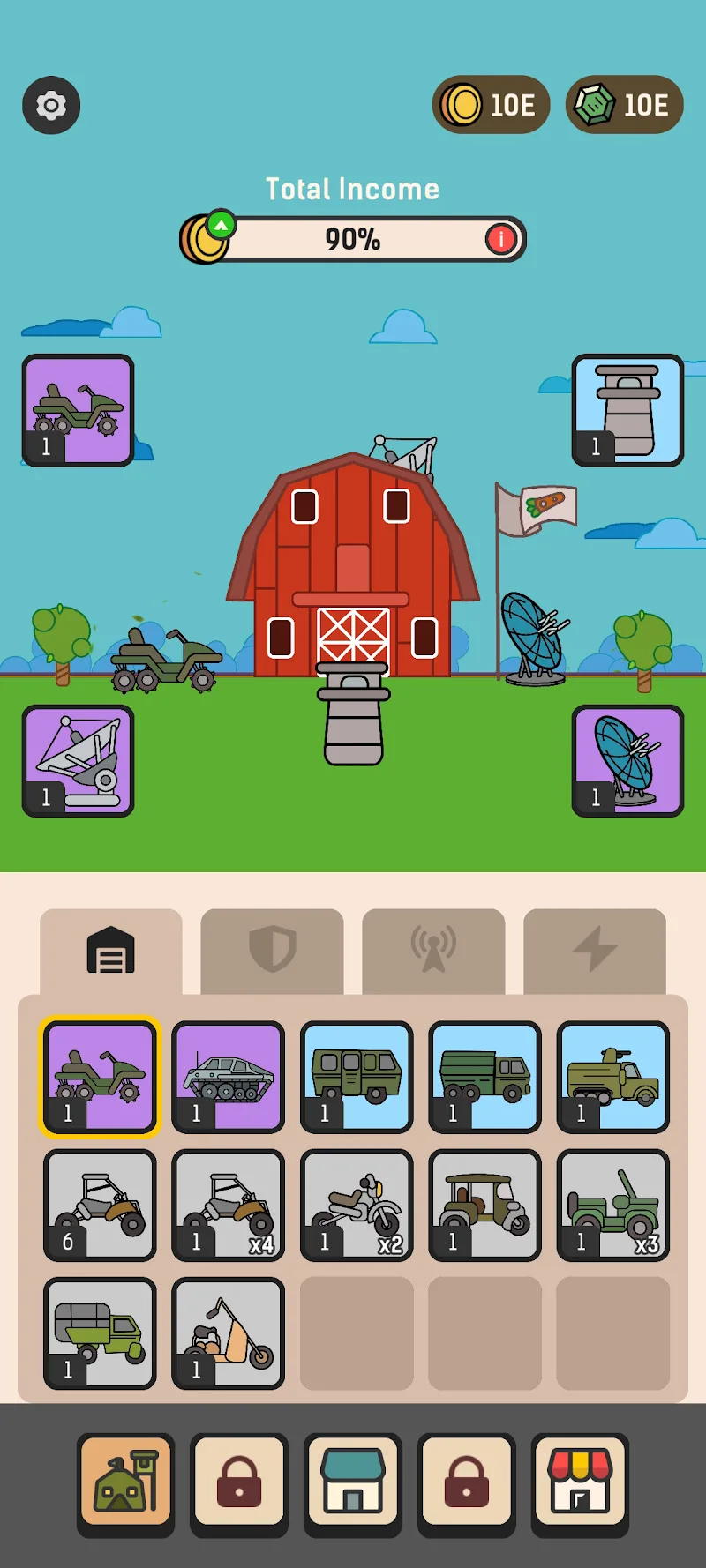 Farming Warriors Idle TD - screenshot 2