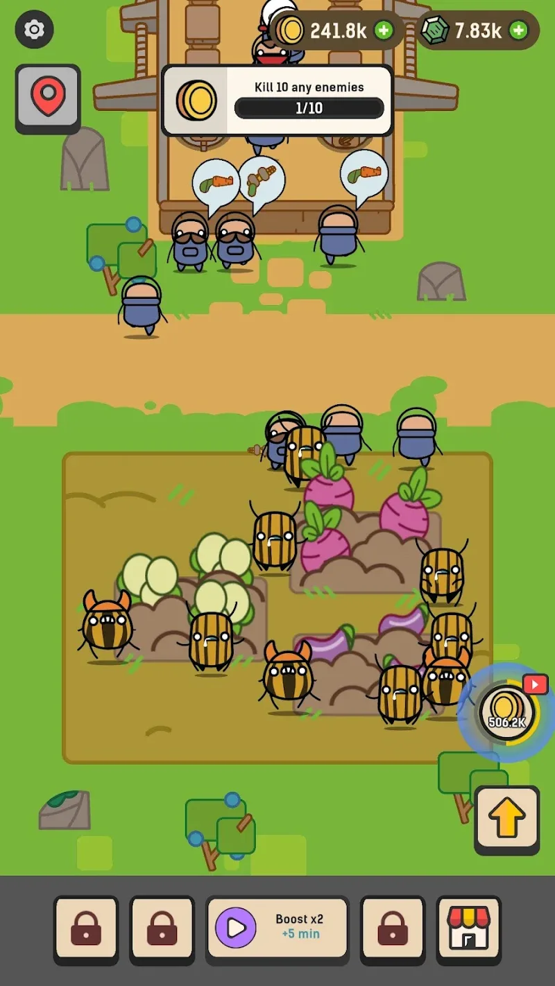 Farming Warriors Idle TD - screenshot 3