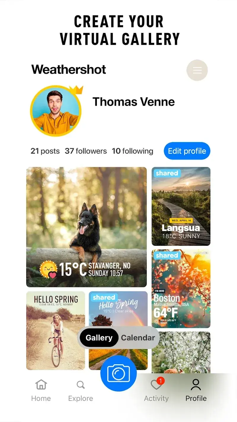 InstaWeather Your Weathershot - screenshot 4