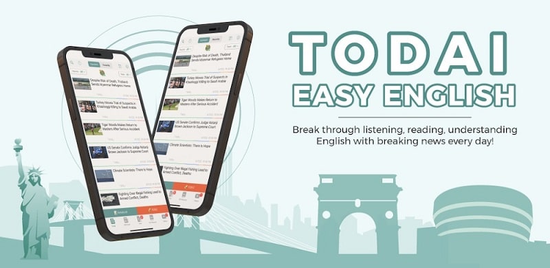 Easy English News TODAI APK - app icon