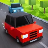Blocky Cars: Traffic Rush - app icon