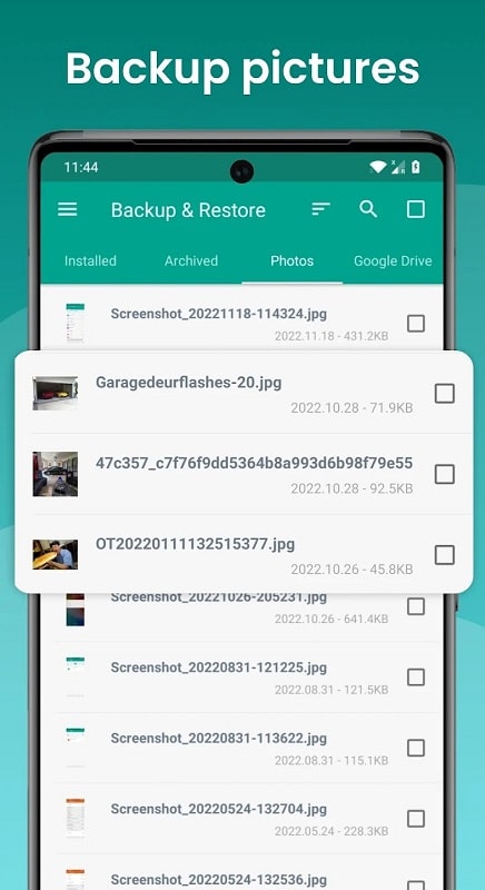 Backup and Restore – APP &amp; SMS APK - screenshot 1