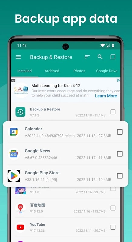 Backup and Restore – APP &amp; SMS APK - screenshot 4