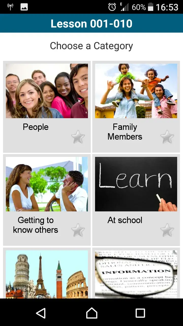 STEPS in 50 languages - screenshot 5