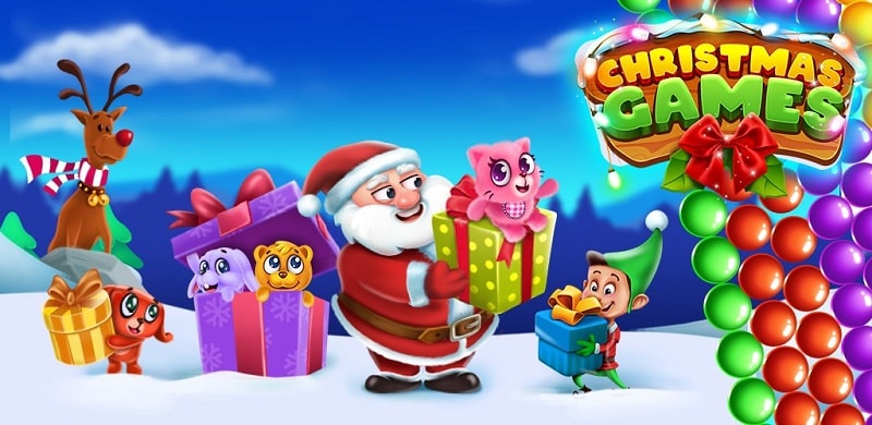 Christmas Games-Bubble Shooter APK - app icon