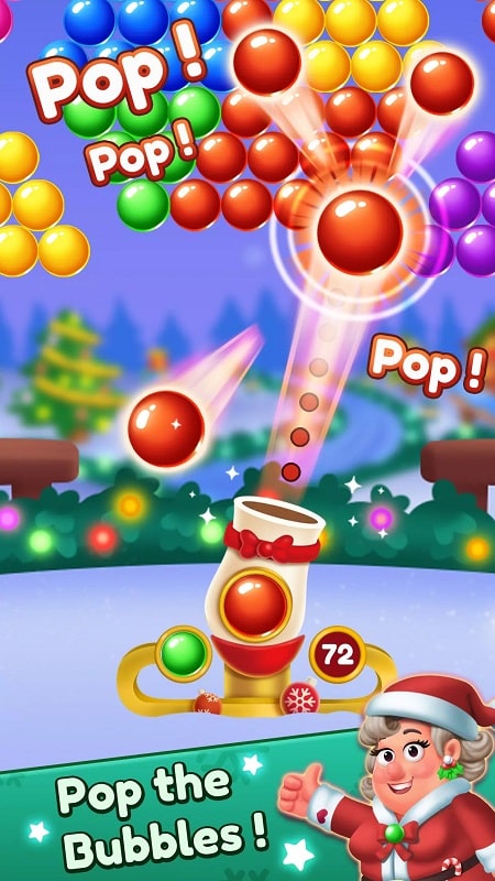 Christmas Games-Bubble Shooter APK - screenshot 1