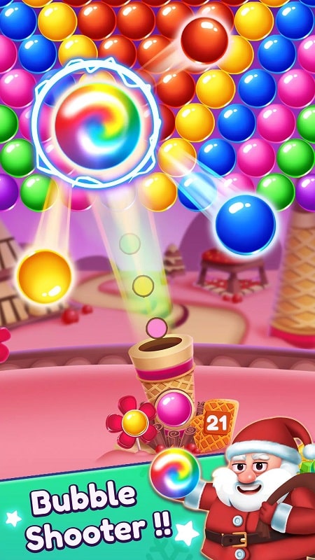 Christmas Games-Bubble Shooter APK - screenshot 2