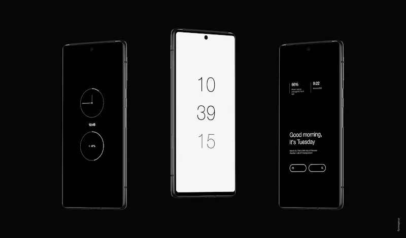 Mono KLWP v5.4 APK (Full Version) - screenshot 5