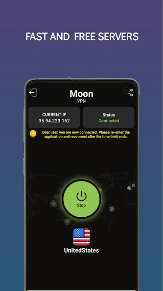 Moon VPN - screenshot 1